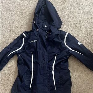 ZeroXposur Navy Blue Jacket with White Accents